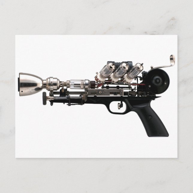Steampunk Gun Postkarte (Vorderseite)