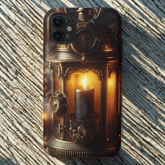 Steampunk Halloween Black Lantern Case-Mate iPhone Hülle (Von Creator hochgeladen)