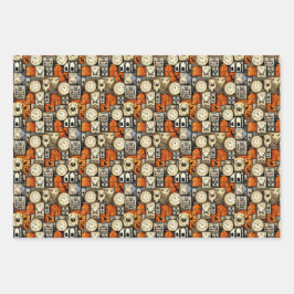 Steampunk Halloween Delights Geschenkpapier Set