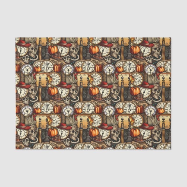 Steampunk Halloween Delights Seidenpapier (Vorderseite)