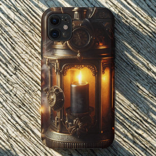 Steampunk Halloween Schwarze Laterne Case-Mate iPhone Hülle