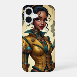 Steampunk-Harlekin iPhone 16 Hülle