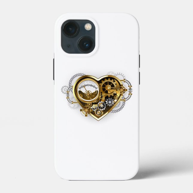 Steampunk Heart with a Manometer Case-Mate iPhone Hülle (Rückseite)