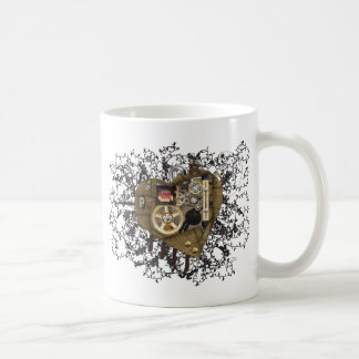 Steampunk Herz-Liebe Kaffeetasse