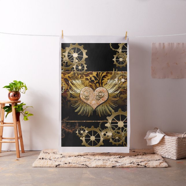 Steampunk-Herz Stoff (Beispiel)