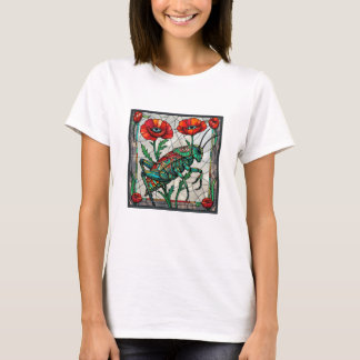 Steampunk Heuschrecke Art Nouveau Grille groovy T-Shirt