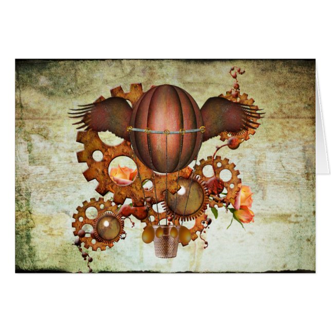Steampunk Hot Air Ballon (Vorderseite (Horizontal))