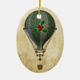 Steampunk Hot Air Ballon Ornament