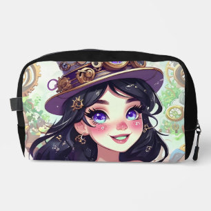 Steampunk-Hühnchen-Taschen Waschbeutel
