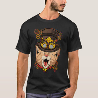 Steampunk-Hut Mechanischer Retro-Look Steampunk-Ka T-Shirt