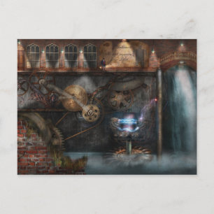 Steampunk - Industriegesellschaft Postkarte