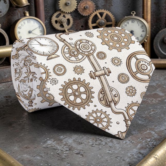 Steampunk Industrielle Maßgeschneiderte Krawatte (Von Creator hochgeladen)