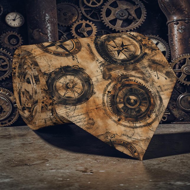 Steampunk Industrielle Maßgeschneiderte Krawatte (Von Creator hochgeladen)