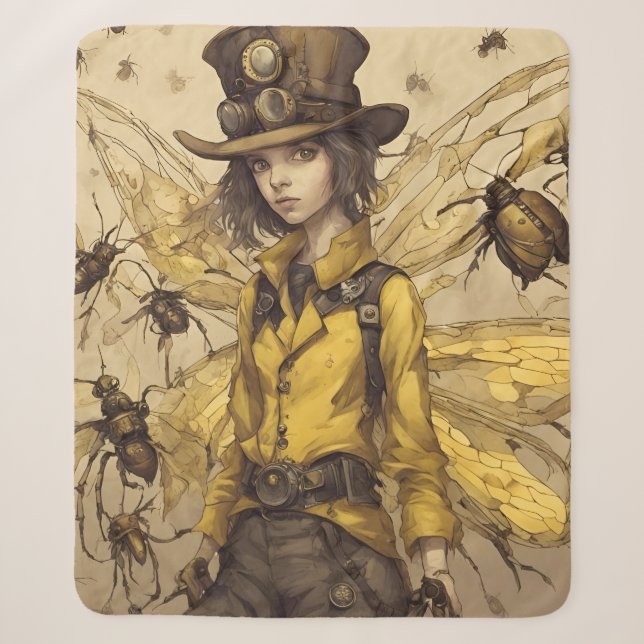 Steampunk Insect Lady Sherpadecke (Vorderseite)