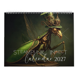 Steampunk-Insektenkalender 2027 Kalender
