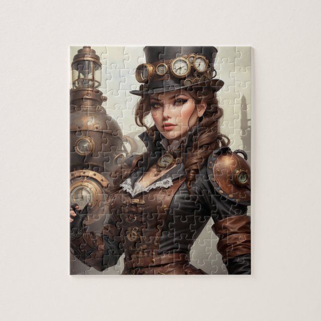 Steampunk Inspiré Graphic Puzzle (Vertical)