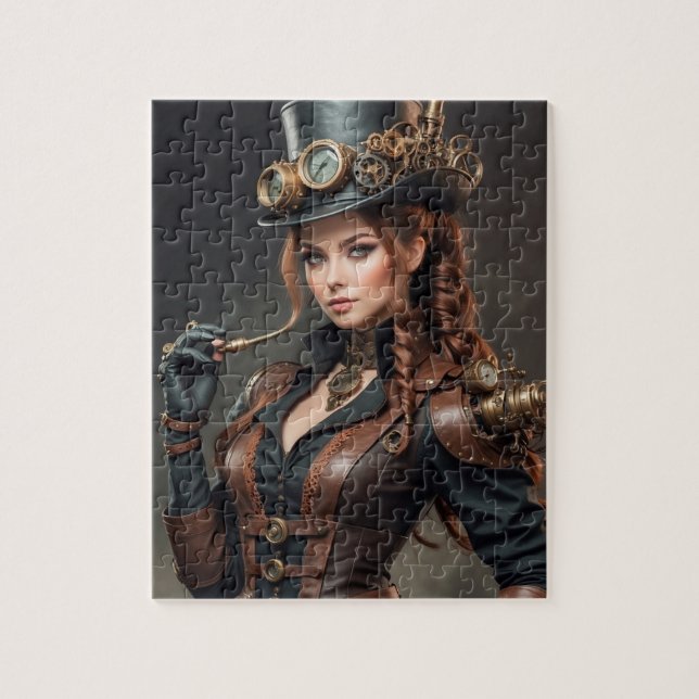 Steampunk Inspiré Graphic Puzzle (Vertical)