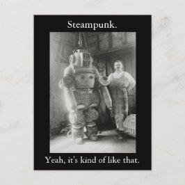 Steampunk. Ja, es ist so. v2 Postkarte