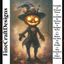 Steampunk-Jack Lantern Male Assistent AB2 Decoupag