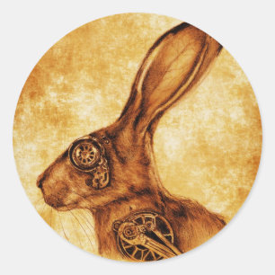 STEAMPUNK JACK RUNDER AUFKLEBER