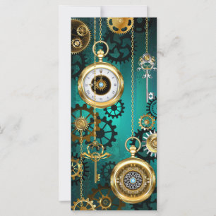 Steampunk Jewelry Watch, wir haben Green Backgroun