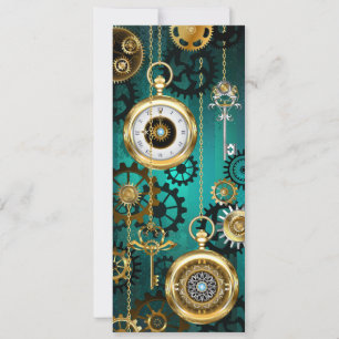 Steampunk Jewelry Watch, wir haben Green Backgroun Ankündigung