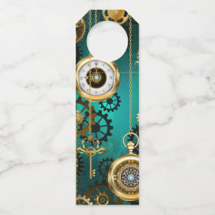 Steampunk Jewelry Watch, wir haben Green Backgroun Flaschenanhänger