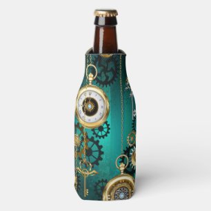 Steampunk Jewelry Watch, wir haben Green Backgroun Flaschenkühler