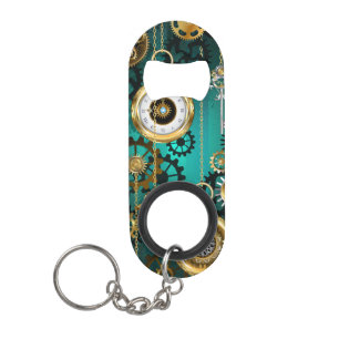 Steampunk Jewelry Watch, wir haben Green Backgroun Mini Flaschenöffner