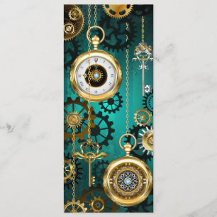 Steampunk Jewelry Watch, wir haben Green Backgroun Programm