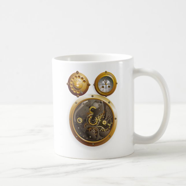 Steampunk Kaffeetasse (Rechts)