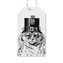 Steampunk Kat Kitty in einem Top Hat