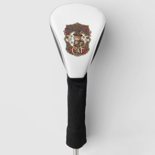 Steampunk-Katze Katze Steampunk Vintage Golf Headcover