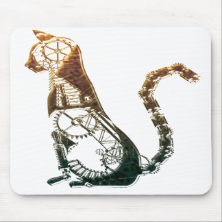 Steampunk Katze mousepad