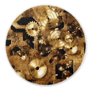 Steampunk Keramikknauf