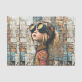 Steampunk Kids I Seidenpapier