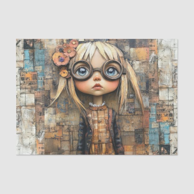Steampunk Kids II Seidenpapier (Vorderseite)