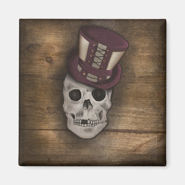 Steampunk-Kissen Magnet (Vorne)