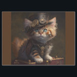 Steampunk Kitten Seidenpapier<br><div class="desc">Dies ist ein AI-Bild,  das ich mit Midtravel erstellt habe.</div>