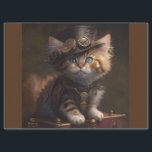 Steampunk Kitten Seidenpapier<br><div class="desc">Dies ist ein AI-Bild, das ich mit Midtravel erstellt habe.</div>
