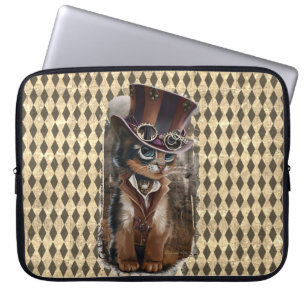 Steampunk Kitty Laptopschutzhülle