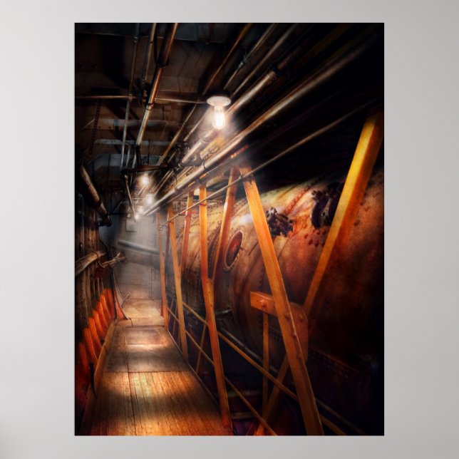 Steampunk - Klempner - Der Flur Poster (Vorne)