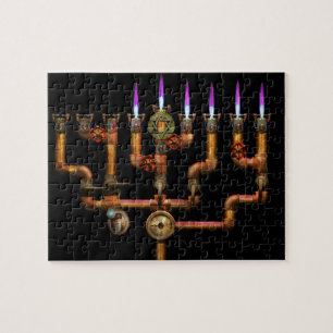 Steampunk - Klempnerarbeit - Die Menora anzünden
