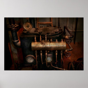Steampunk - Klempnerarbeit - die Ventilmatrix Poster