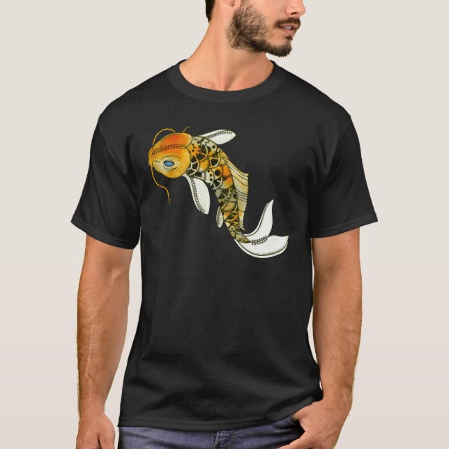 Steampunk Koi T-Shirt (Vorderseite)