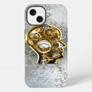 Steampunk-Kopf mit Manometer iPhone Hülle
