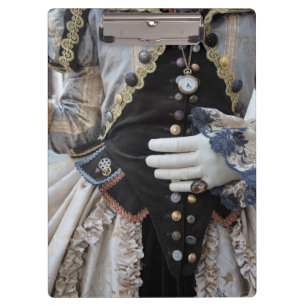 Steampunk-Korsage, Karneval, Venedig Klemmbrett