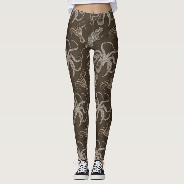 steampunk Kraken-Leggings Leggings (Vorderseite)