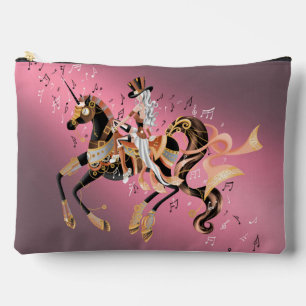 Steampunk Lady and Mechanical Horse Zubehörtasche