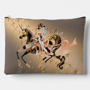 Steampunk Lady and Mechanical Horse Zubehörtasche